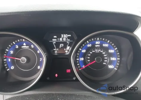 2012 Hyundai Elantra Gls из США, поврежденный, VIN 5NPDH4AE1CH104094